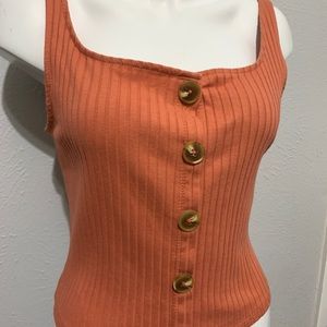 Cropped Orange tank top